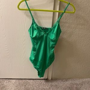 Green bodysuit